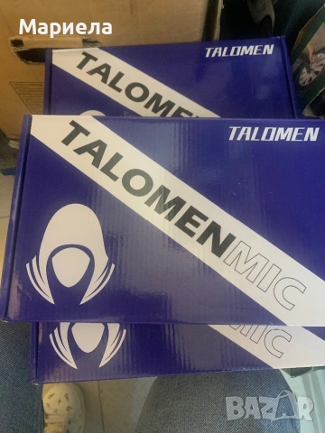 Професионален безжичен микрофон Talomen, снимка 5 - Друга електроника - 54410789