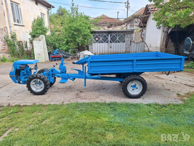Мотоблок 4x4 BCS acme с дифер. ремарке