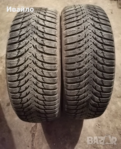 Продавам 2 броя зимни гуми 205.55.16 на 1 сезон дот 2021 KUMHO 