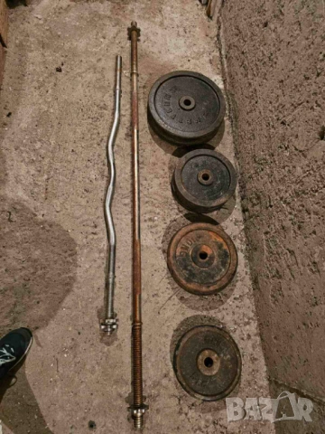 Прав лост, Крив лост и 90 кг Метални тежести