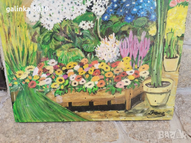 Стара картина, снимка 5 - Картини - 54318098