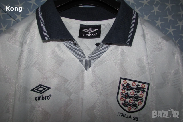 винтидж фланелка Пол Гаскойн Англия футболна тениска Портсмут Portsmouth England Lazio Umbro, снимка 3 - Футбол - 55248882