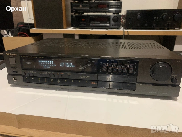 Ретро стерео ресивър Technics SA-160 (KEX) – с вграден еквалайзер, Made in Singapore