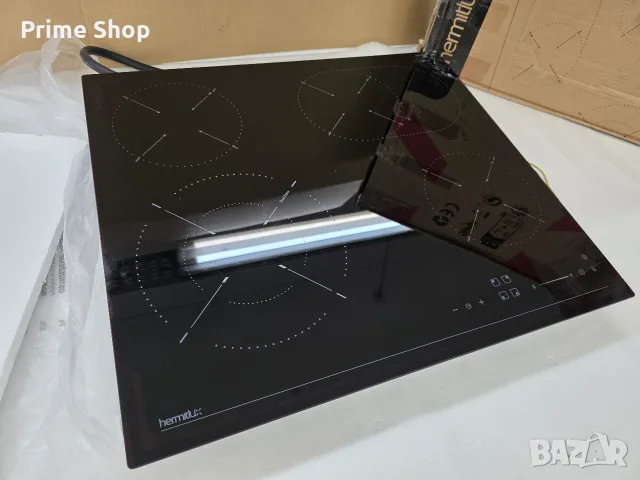 Стъклокерамичен плот за вграждане 7200W, 4 зони, 59 см, Hermitlux HVC4S01, снимка 13 - Котлони - 55688904