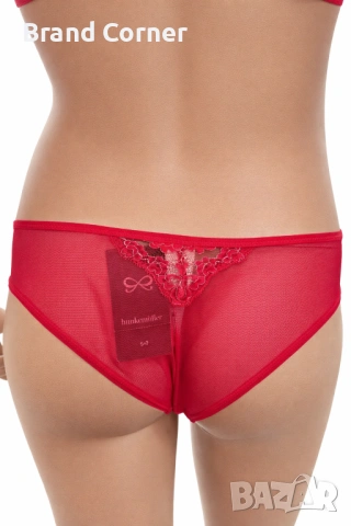 Дамско долнище Hunkemöller, размер M – червена дантела и тюл, снимка 4 - Бельо - 54499624