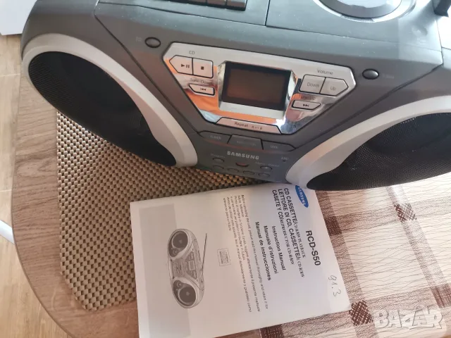 Радиокасетофон Samsung RCD-S50 (За ремонт на CD / За части), снимка 11 - Радиокасетофони, транзистори - 55503865