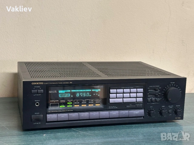 ONKYO TX-7540 – Quartz Synthesized премиум усилвател с туниър и дистанционно, снимка 2 - Аудиосистеми - 54687233