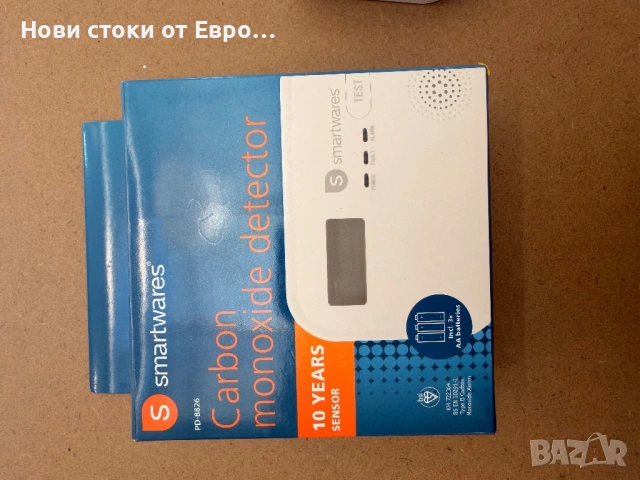Smartwares PD-8826 детектор за въглероден окис - липсва капачето на батериите.   Smartwares PD-8826 , снимка 2 - Друга електроника - 54410583