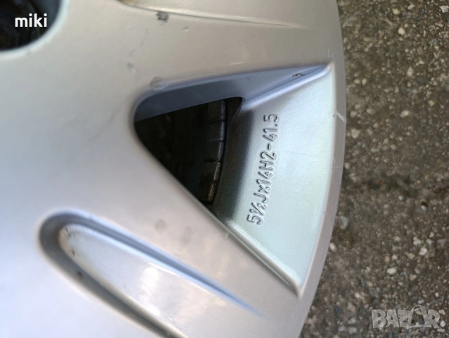 Джанти 14 цола 4×98 ЕТ41.5 за Lancia,Fiat, Alfa и Lada, снимка 4 - Гуми и джанти - 55075811