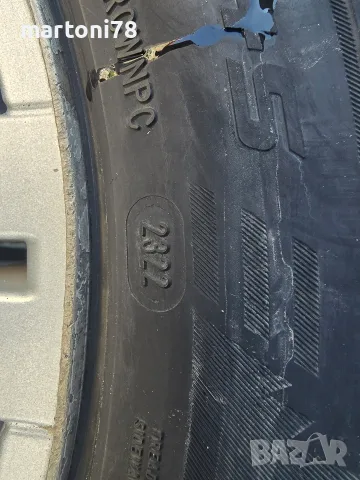 4бр. оригинални алуминиеви джанти за VW 16 цола, 5x112, със зимни гуми, снимка 8 - Гуми и джанти - 55341203