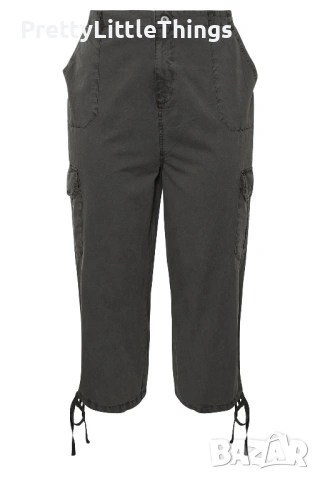 Сиви памучни панталони Yours Clothing UK16 EU44, снимка 2 - Панталони - 54757748