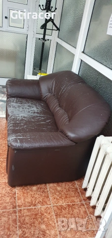 Продавам кожен диван, снимка 3 - Дивани и мека мебел - 55086946