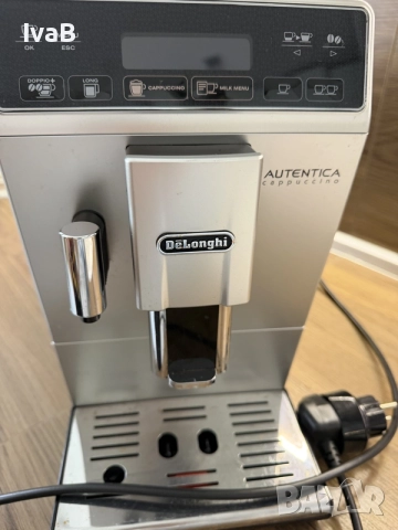 Автоматична еспресо машина De'Longhi Autentica Cappuccino ETAM 29.660.SB, 1450W, 5 вида напитки, снимка 4 - Кафемашини - 55161106
