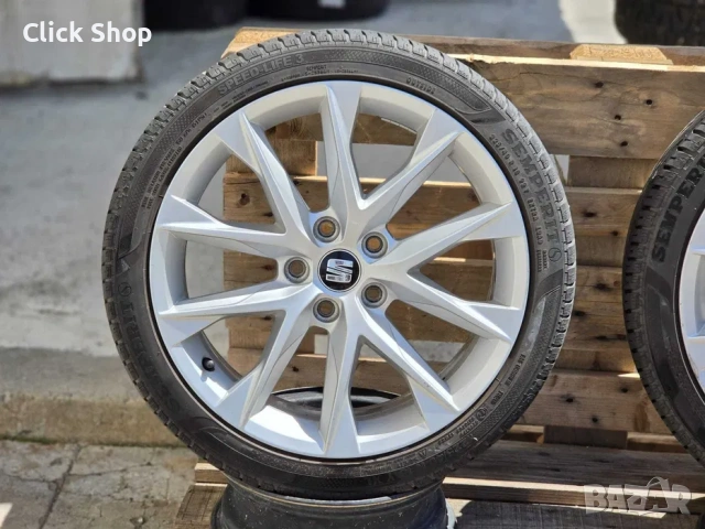 5х112 18 цола Джанти Оригинални SEAT Leon FR 5x112, снимка 3 - Гуми и джанти - 54858472