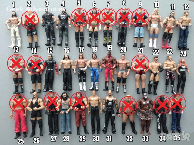 Кечисти Екшън Фигурки WWE Pro-Wrestling Кеч Играчки John Cena Randy Orton Brock Lesnar 3/3