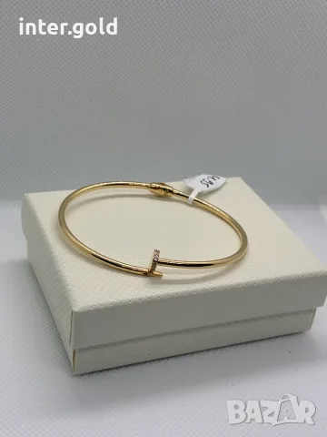 Златна гривна 4.95гр, снимка 5 - Гривни - 55638730