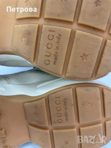 Gucci Rhyton Кожени маратонки 37.5 ОРИГИНАЛ, снимка 10 - Маратонки - 54961024