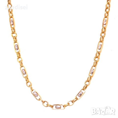 Златен синджир 10.46гр. 60,0см. 14кр. проба:585 модел:38801-5, снимка 2 - Колиета, медальони, синджири - 54224815