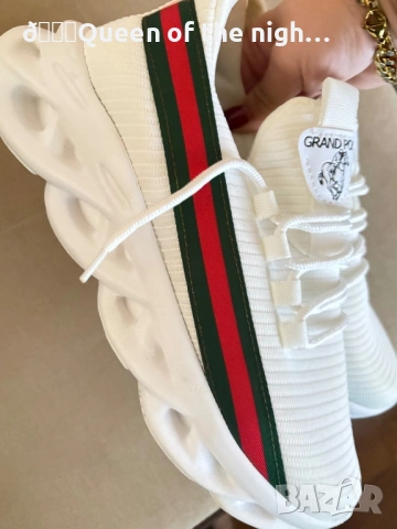 Спортни бели маратонки , снимка 4 - Маратонки - 53980579