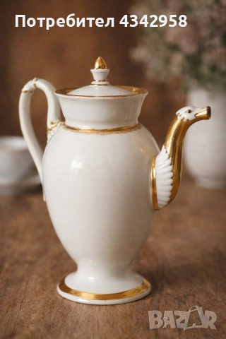 Винтидж порцеланов чайник.1950-1960 г.