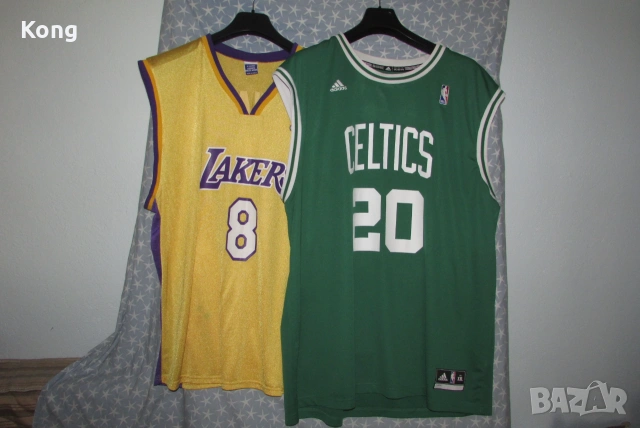 Баскетбол потник Kobe Bryant Коби Брайънт NBA Boston Celtics Адидас Ray Allen Бостън Селтик Champion, снимка 5 - Баскетбол - 54989068