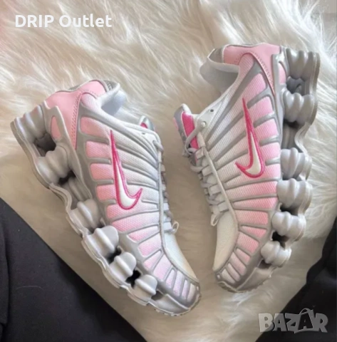НОВИ! Nike Shox TL | Pink/White | + КУТИЯ