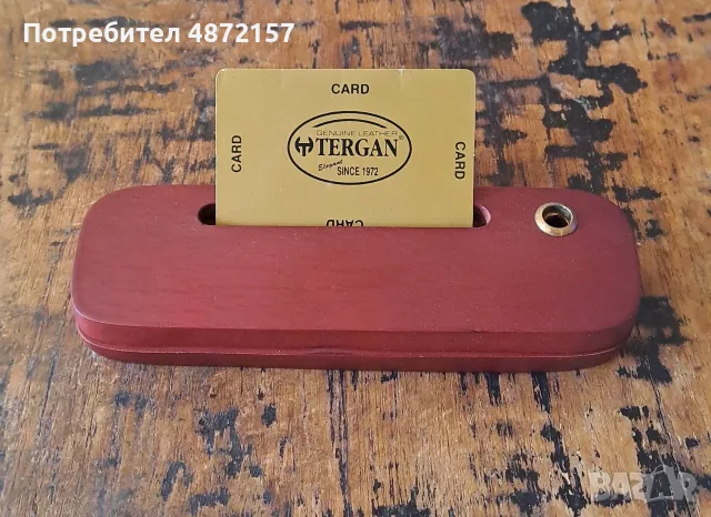 химикалка махагонова в махагонова дървена кутия, снимка 4 - Колекции - 55579287