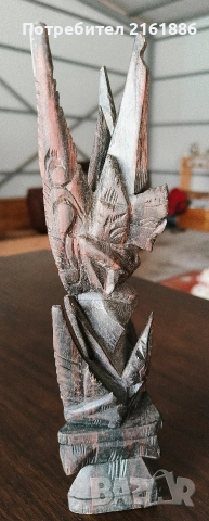 Дървена статуетка , снимка 3 - Декорация за дома - 54056432