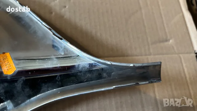 Решетка в бронята за Mercedes W223 , снимка 6 - Части - 55445237