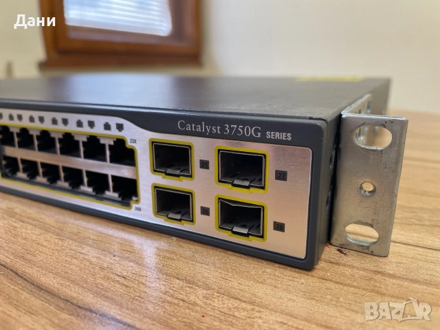 Гигабитов Суич Cisco Catalyst 3750G