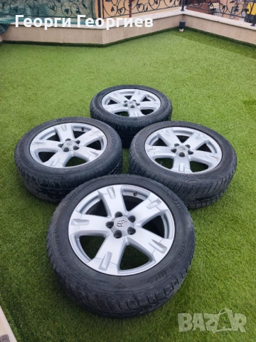 Оригинални джанти 18" Toyota с гуми 5x114,3 ET45, датчици и гайки