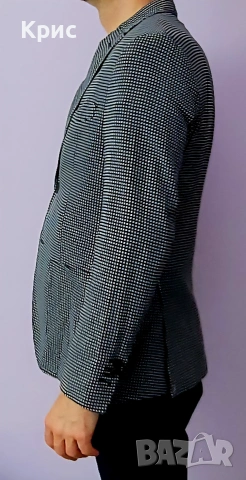 Стилно мъжко памучно всекидневно сако MASSIMO DUTTI, снимка 2 - Сака - 55048016
