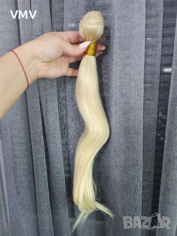 Естествена коса , снимка 5 - Аксесоари за коса - 53988889