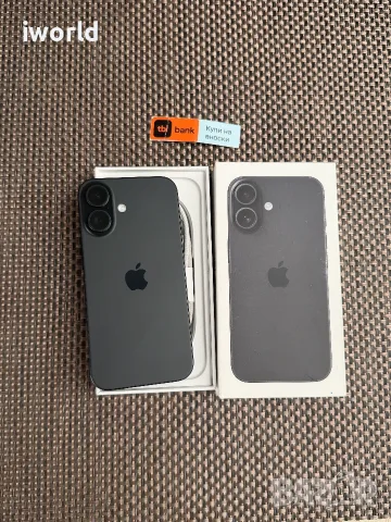КАТО НОВ❗️ iPhone 16 ❗️Лизинг от 20€/мес ❗️Black 128GB  черен