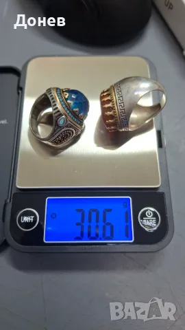 Сребърни прстени, снимка 4 - Колиета, медальони, синджири - 55304530
