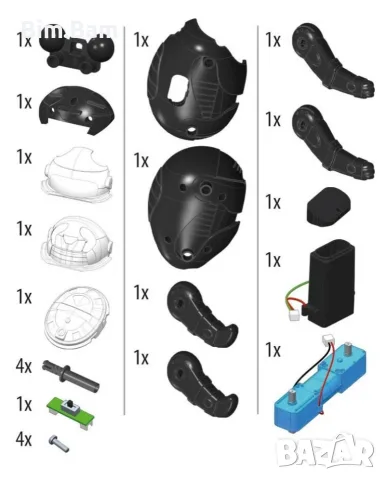 Търкалящ се робот панда Science & Play - Rolling Bot / Clementoni, снимка 4 - Електрически играчки - 55414802