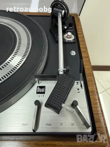 🔈Ретро колекционерски грамофон GRUNDIG PS-7 - Dual 1219 - профилактиран🔈, снимка 4 - Грамофони - 55541772