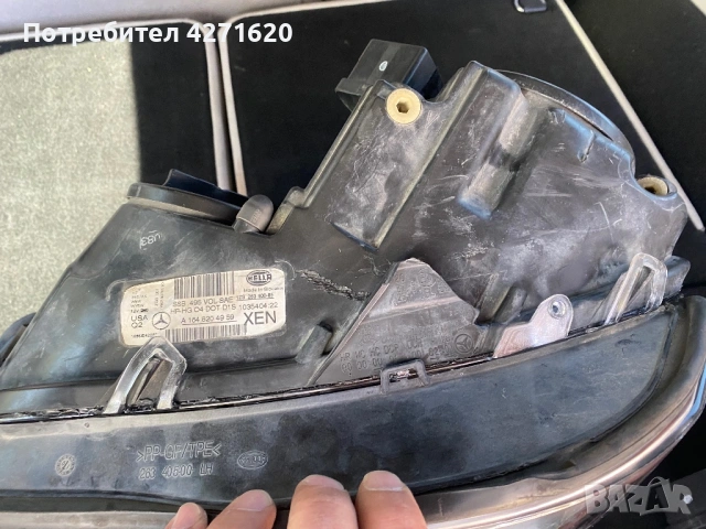 Фарове за Mercedes gl164 преден капак за Mercedes gl x 164, снимка 5 - Части - 54407181