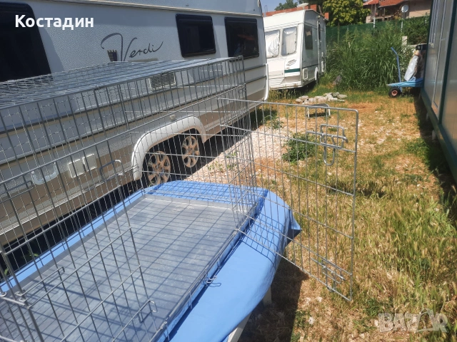 Клетка за куче farmcompany pet сгъваема тежко товарна  с две врати, снимка 8 - За кучета - 55110177