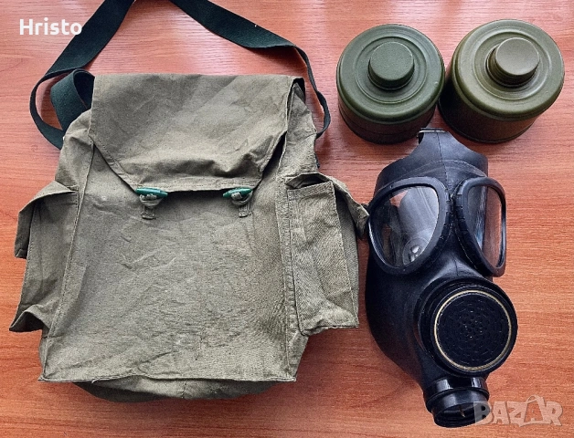 Противогаз с ДВА филтъра ПГ-1