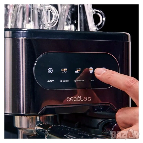 полуавтоматична еспресо машина Cecotec Power Espresso 20 Coldbrew, снимка 9 - Кафемашини - 55193285