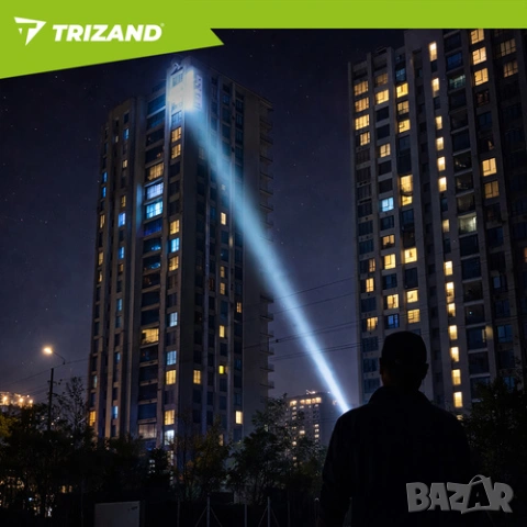 Мощен лед фенер - два модела (800lm-->1500lm) / Tактически фенер / Aкумулаторен лед фенер, снимка 6 - Къмпинг осветление - 54211738