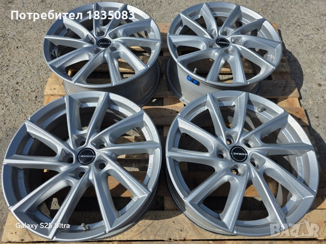 Лети джанти 17ки 5х108 Borbet, снимка 3 - Гуми и джанти - 54256867