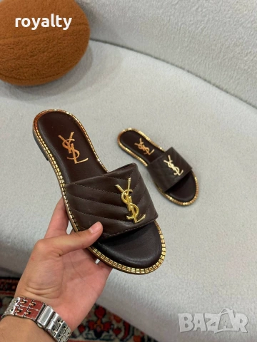 Yves Saint Laurent Нови Дамски Чехли Различни Цветове YSL, снимка 7 - Чехли - 55128994