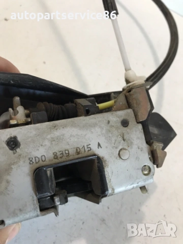 Механизъм за заключване задна лява врата за Audi A4 B5 2.8 V6 (2001) 4D1839015A, снимка 2 - Части - 54670617