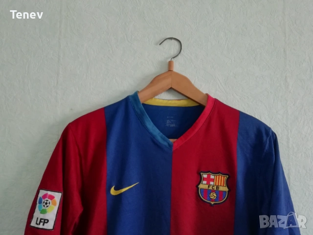 Barcelona Messi Nike 2006/2007 оригинална тениска фланелка екип Барселона Меси , снимка 3 - Тениски - 42746635