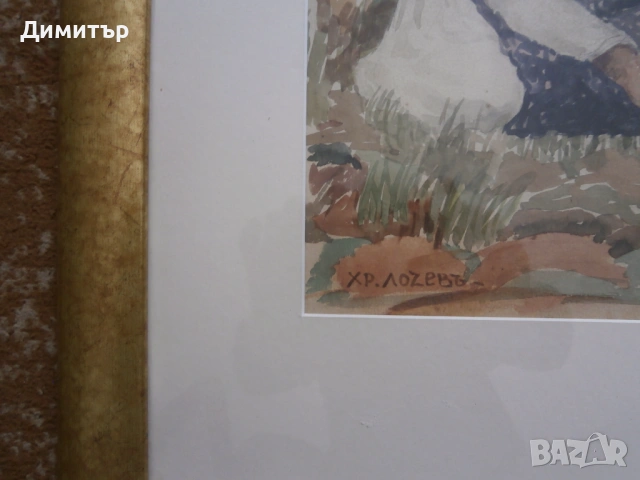 Акварел Хр.Лозев, снимка 3 - Картини - 54946598