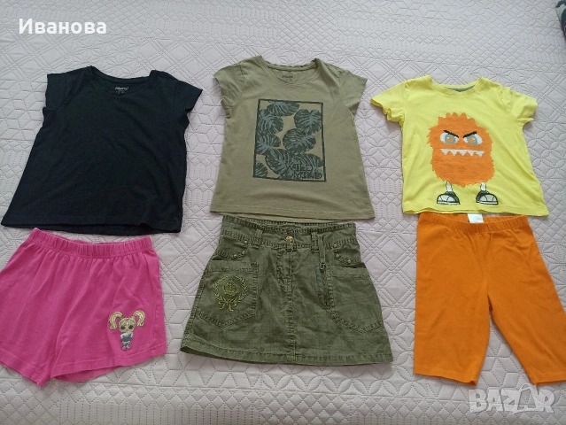 Детски дрехи за момиче 122/128см., снимка 3 - Детски тениски и потници - 54654697