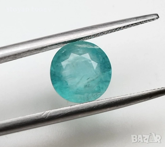 Ултра рядък естествен необработен грандидиерит 1,46 карата! Сертификат!, снимка 12 - Други - 54161066