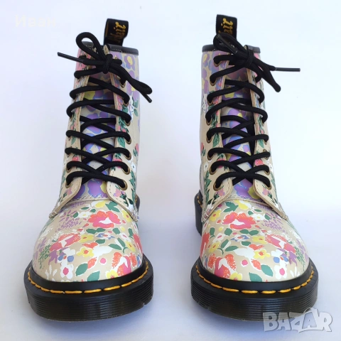 Дамски боти Dr. Martens AirWair естествена кожа, снимка 4 - Дамски боти - 55072783
